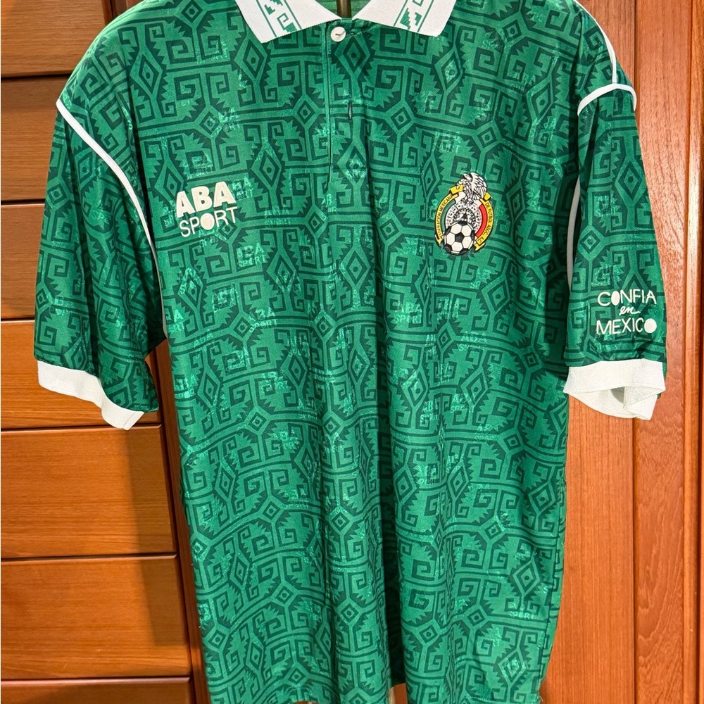 Abas Green Patterned Men’s Soccer Jersey